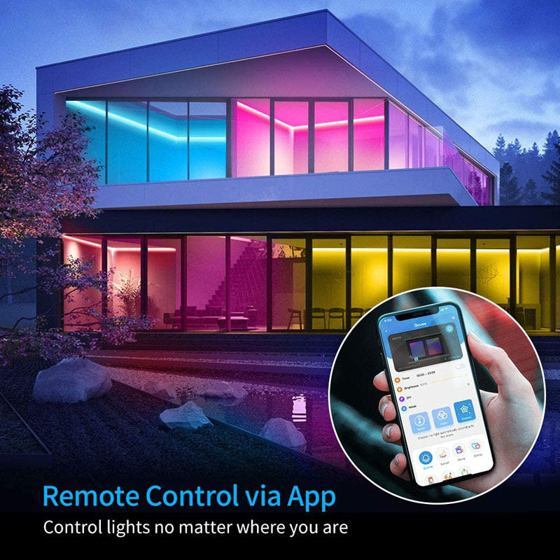 Smart WiFi LED Light Strip - App & Voice Control