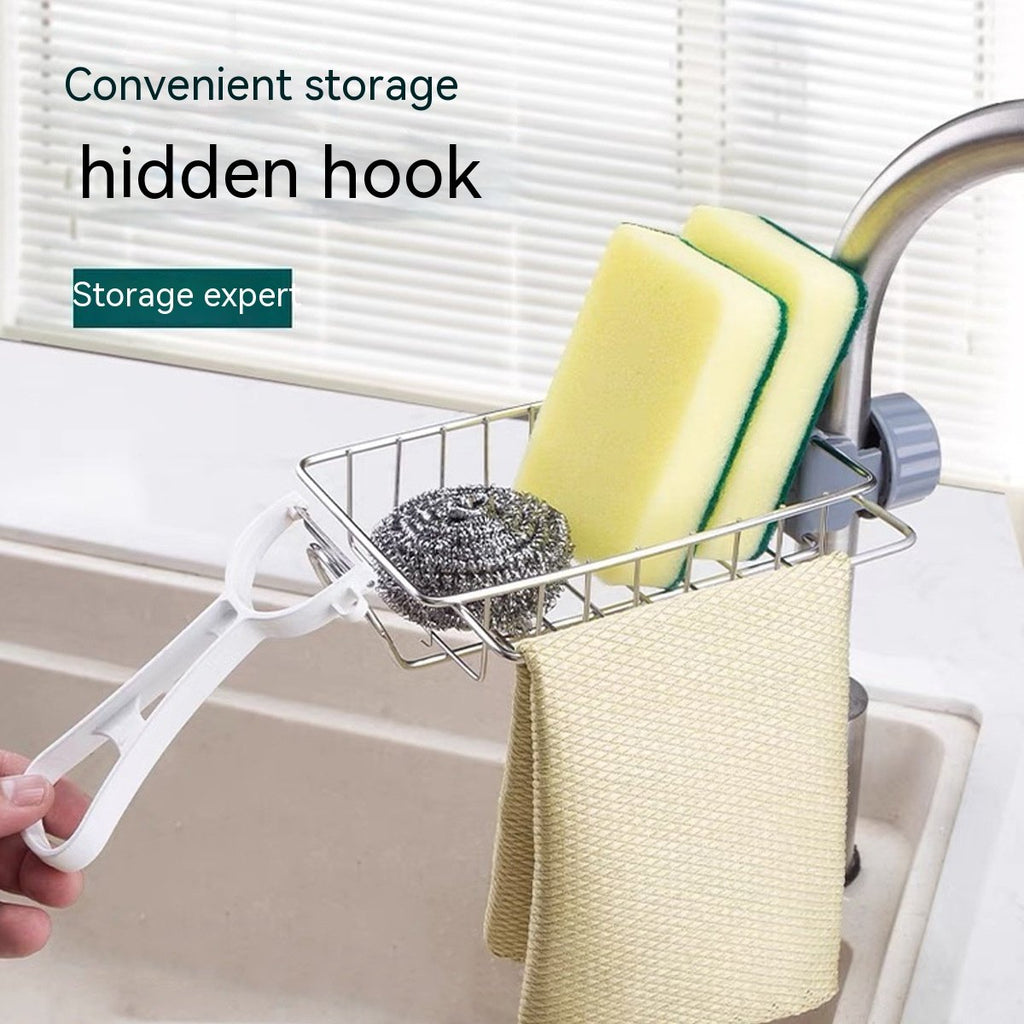 Faucet Hanging Storage Rack - Kitchen Sink Organizer