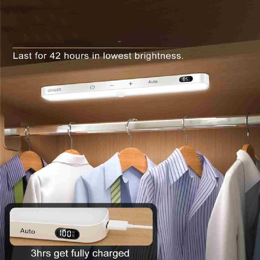 Motion Sensor Cabinet Light - Battery Powered LED with Display