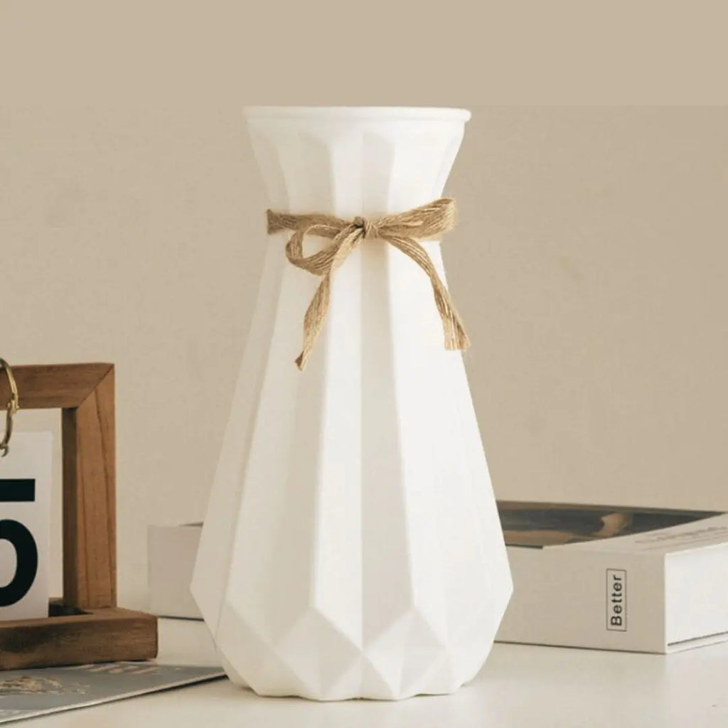 Modern Origami Vase - Geometric Decorative Flower Vase for Home Decor