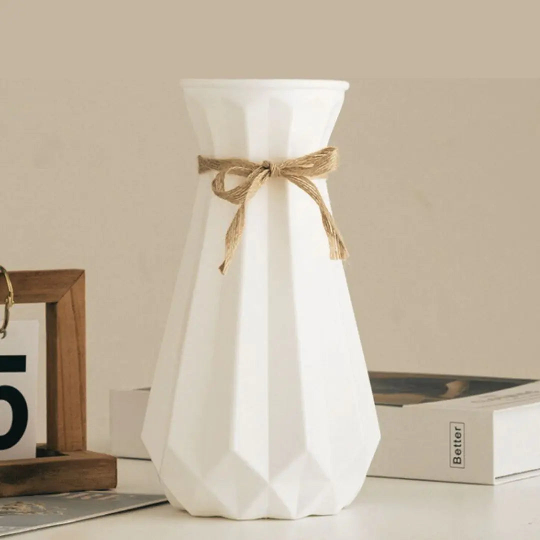 Modern Origami Vase - Geometric Decorative Flower Vase for Home Decor