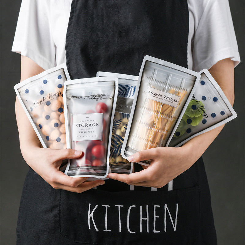 Reusable Silicone Food Storage Bags - Eco-Friendly & Leak-Proof