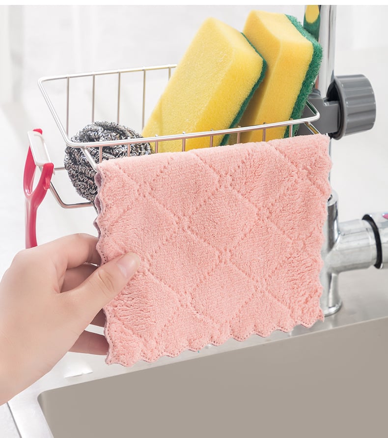 Faucet Hanging Storage Rack - Kitchen Sink Organizer