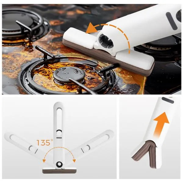 Mini Portable Self-Squeeze Mop - Compact Cleaning Tool for Quick Cleanups