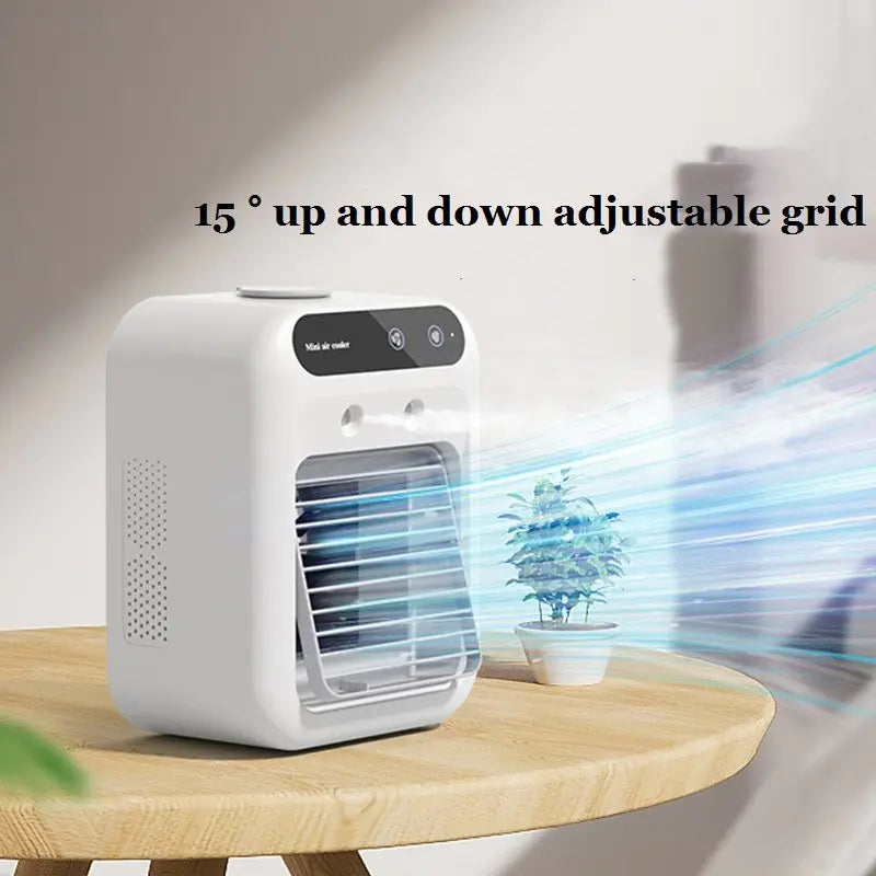 Portable 3-in-1 Air Cooler Fan - Mini AC with Humidifier for Room, Office & Car